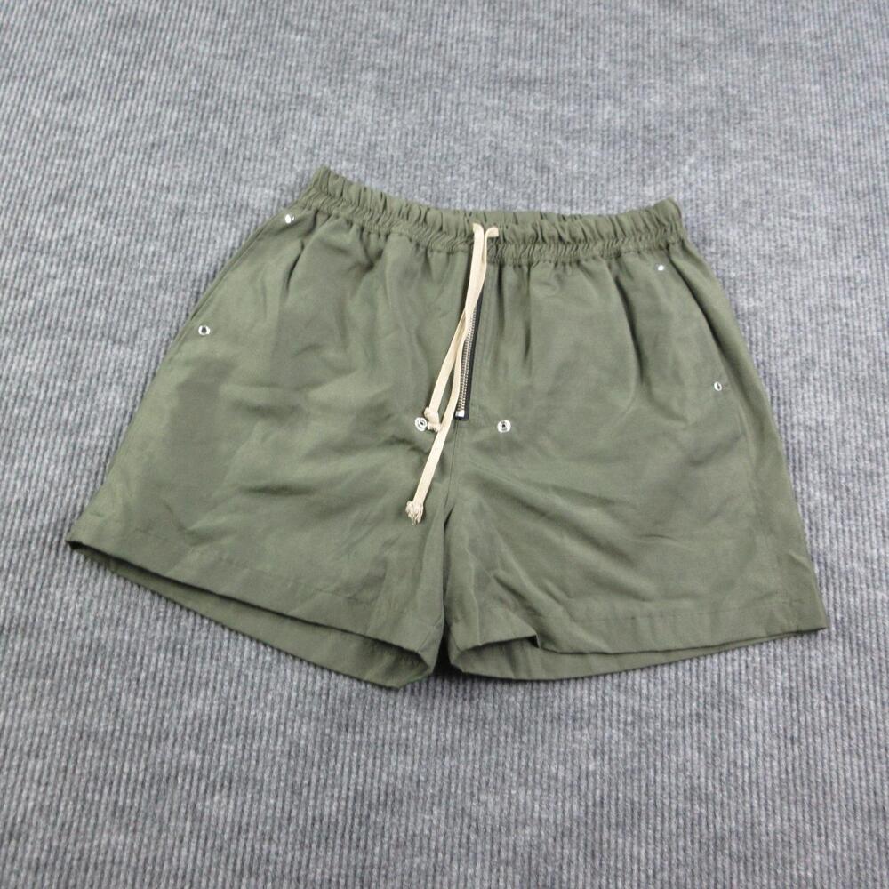 Mnml Mud Shorts Womens XL Green Twill Athletic Elastic Waist Pockets 31x3* NWT